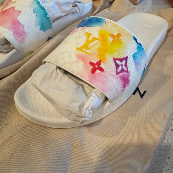 Louis Vuitton watercolor slides - Picture 3 of 7